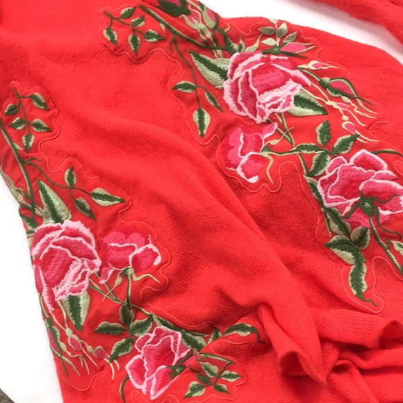 Rare WILDFOX Free People Sweater Dress Limited Edition Red Maxi Gown Statement - Picture 10 of 17